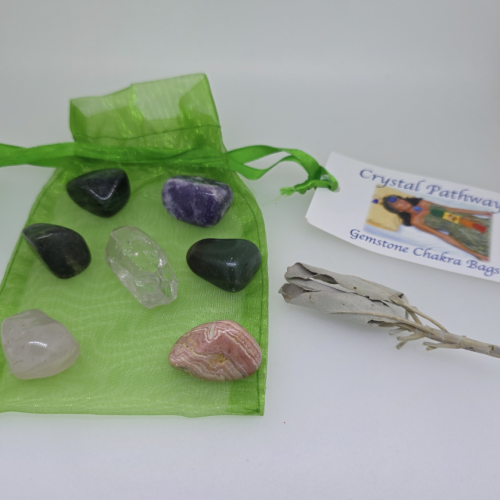 Heart Gemstone Chakra Bag Heart Gemstone Chakra Bag
